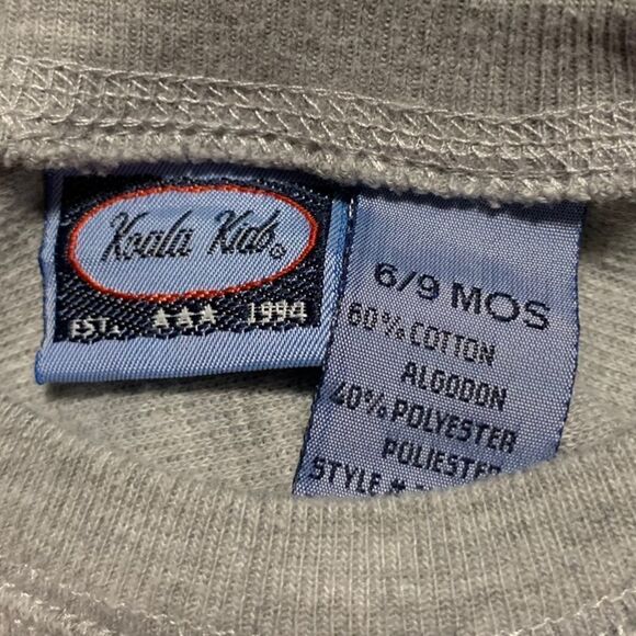 Koala Kids #9 Football Jersey Style Shirt Sz 6-9Mos - Picture 3 of 4